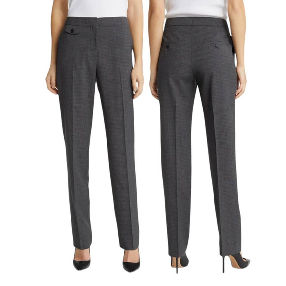 Hugo BOSS pants Takell check trouser gray size 14 - Picture 1 of 8